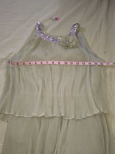 Green Dress with Sequin Detail