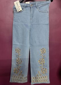 Embellished Flare Jeans