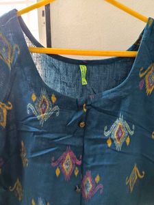 Stylish Blue Printed Kurta