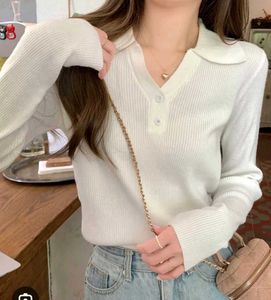 Elegant Cream Knit Top