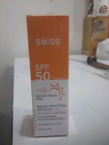 SNISS Elite SPF 50 PA++++ Sunscreen Gel 50ml | UVA