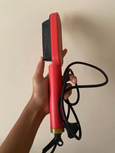 Electric Hair Straightening Brush Comb