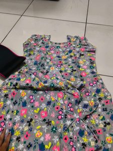 all over cotton fabric suit