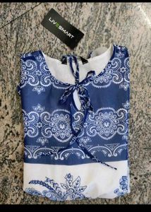 🎐Boho Blue &amp; White Outfit