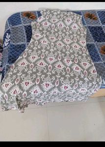 Sleeveless Printed Kurta