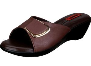 Designer Women Sandal/slipper Brown Color