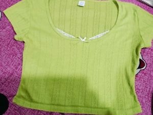 Cute Green Baby Tee