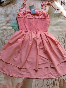 Pretty Pink Tiered Summer Dress