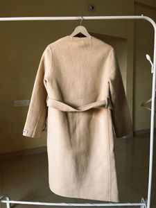 Elegant Beige handmade Trench Coat
