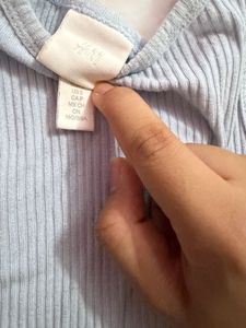 blue h&amp;m top