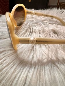 Chanel dupe-Chic Cream &amp; Brown Gradient Sunglasses