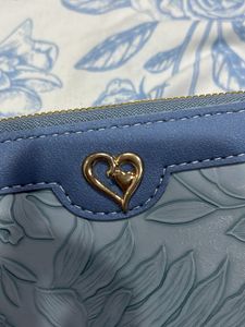Embossed Floral Long Wallet