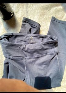 Comfy Blue Capri Leggings