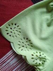 Lime Green Square Neck Dress