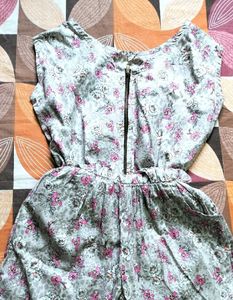 Totally New Floral Print Romper