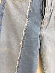 Patchwork Denim Jeans