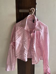 Vero Moda Pink Striped Shirt