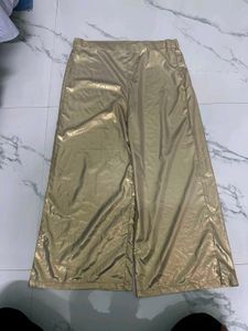 Shiny Gold Palazzo Pants New with tags not used