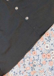 Chic Black Button-Front Skirt