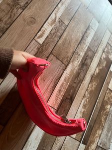 Mango Neon Pink Crescent Bag
