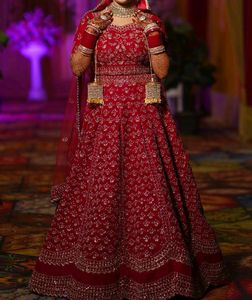 Bridal Lengha Red Colour