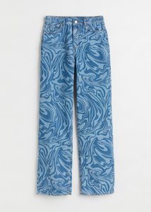 Swirl Print Jeans