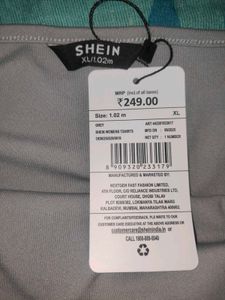 Shein Spaghetti Strap Typographic Print Crop Cami