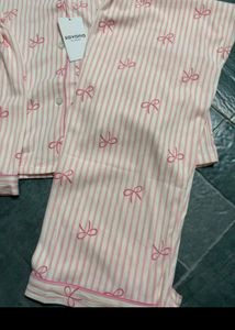 Cute Bow Pajama Set