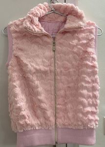 Cozy Pink Faux Fur Jacket