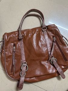 Brown Leather Handbag