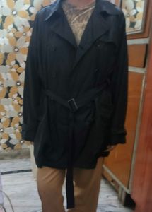 Classic Black Trench Coat