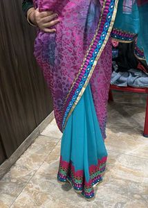 Stunning Ombre Y2k Saree