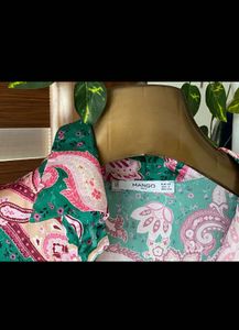 Boho Paisley Print Tiered Dress