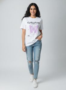 Evolution Butterfly Graphic Tee