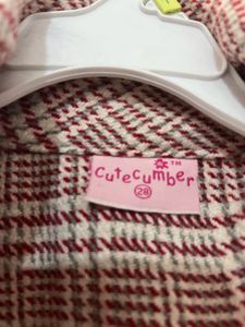 New Unisex Cutecumber Velevet Jacket Size 28