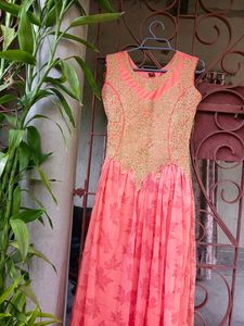 Beautiful Occassional Gown With Pant And Dupatta🌸