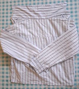 Striped Button-Down Shirt