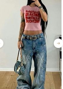 Graphic Print Cropped T-Shirt