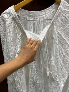 long skirt off white color