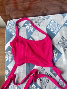 hot pink blouse top