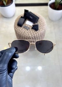 Gold Aviator Sunglasses