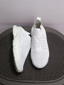 White Sparkle Shoes For Girls