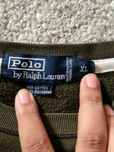 90s Polo by Ralph Lauren Olive Green sweatshirt