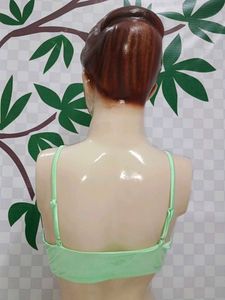 (100)Mint Green Triangle Bralette