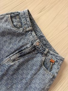 Wide Leg Denim Jeans