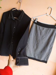 ❤️Size S to M Skirt &amp; Shirt Co-ord Set