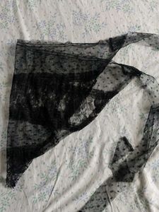 Black lace /lace scarves/lace
