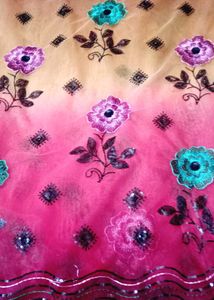 Elegant Embroidered Saree Blouse