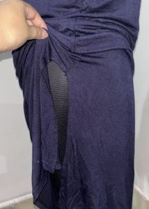 Navy Blue T-Shirt Dress