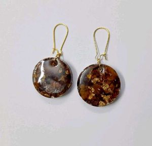 Real Rose Preserved Earrings